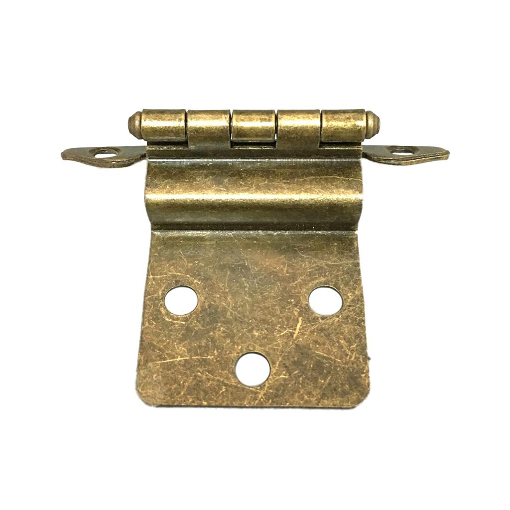 Vintage Antique Brass Mini Hinges for Wooden Furniture Box Hardware
