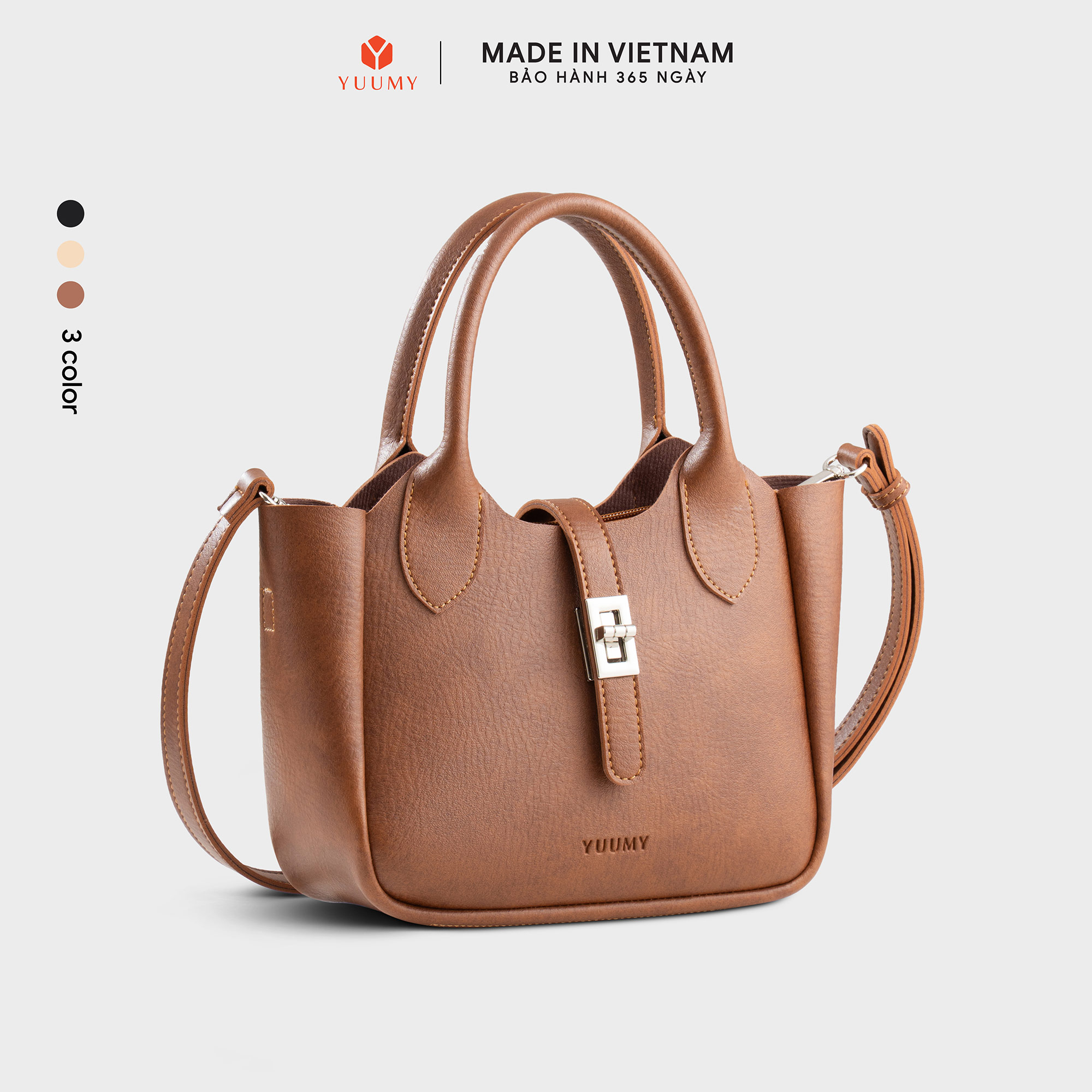 Túi Yuumy ( Thời trang nữ phối quai xách - Túi xách da Bergen YTX78 )