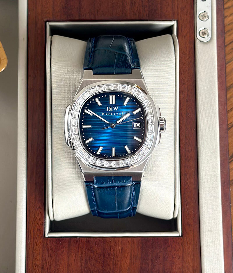 Đồng hồ nam chính hãng IW Carnival IW721G-7,kính sapphire,chống xước,chống nước 50m,Bh 24 tháng,máy cơ (automatic)