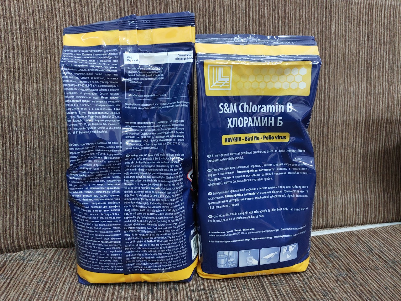 CLORAMIN B TIỆP khử khuẩn, phòng dịch túi 1kg