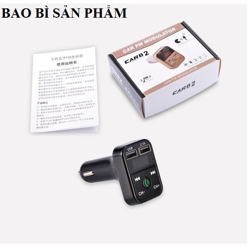 Tẩu Sạc ô tô Kiêm Nghe Nhạc MP3, Kết Nối Điện Thoại Qua Bluetooth, Kết Nối Dàn âm Thanh Trên Xe Qua Sóng FM