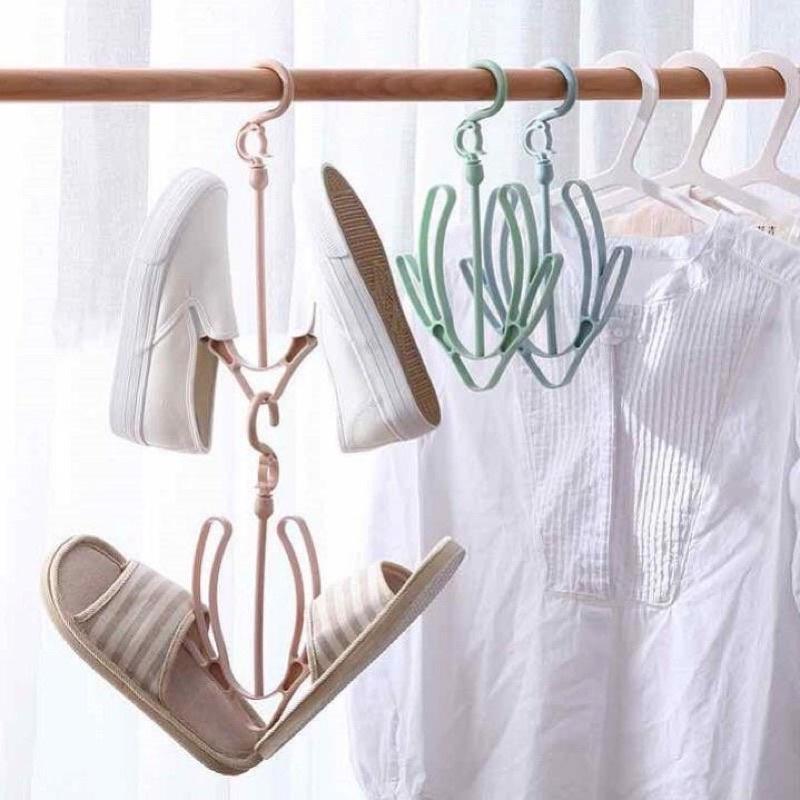 Móc Treo Phơi Giày Dép Thông Minh , Xoay Được 360 Độ