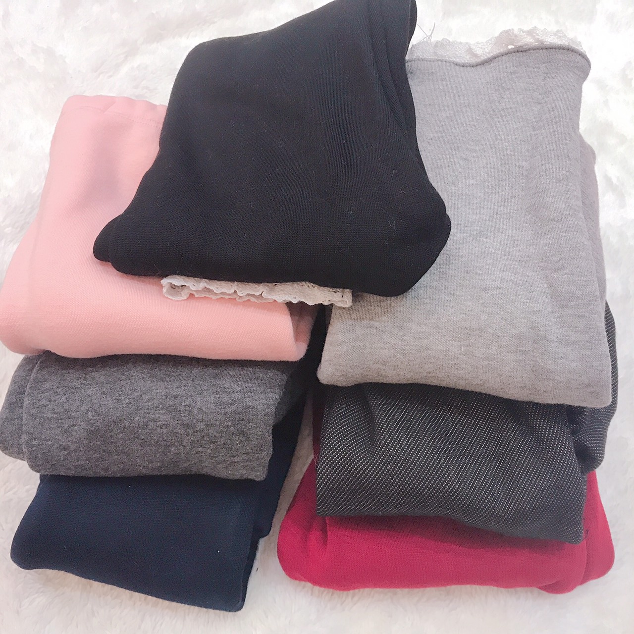 COMBO 2 QUẦN LEGGING LÓT LÔNG CHO BÉ GÁI TỪ 13 KG ĐẾN 18 KG CHẤT DẦY DẶN CO GIÃN TỐT