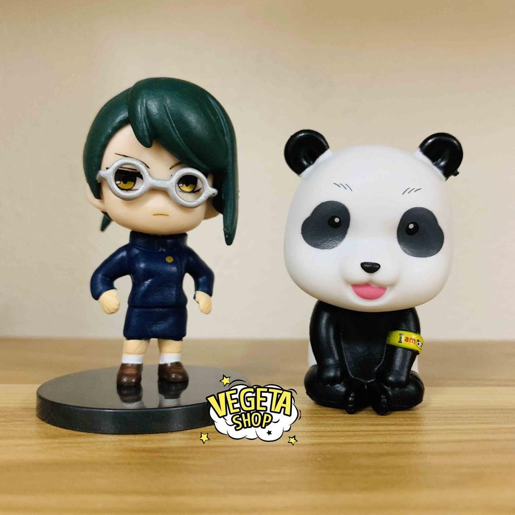 Mô hình Jujutsu Kaisen - Chú thuật hồi chiến - Toge Inumaki Yuta Okkotsu Maki Zenin Panda Satoru Gojo Suguru Gero 7~8cm