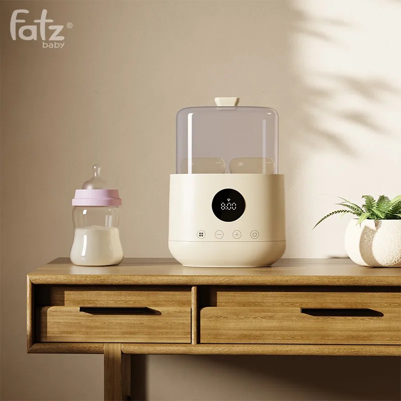 Máy hâm sữa siêu tốc và tiệt trùng 2 bình Fatzbaby Duo 8 FB3062SJ - Hàng Chính Hãng