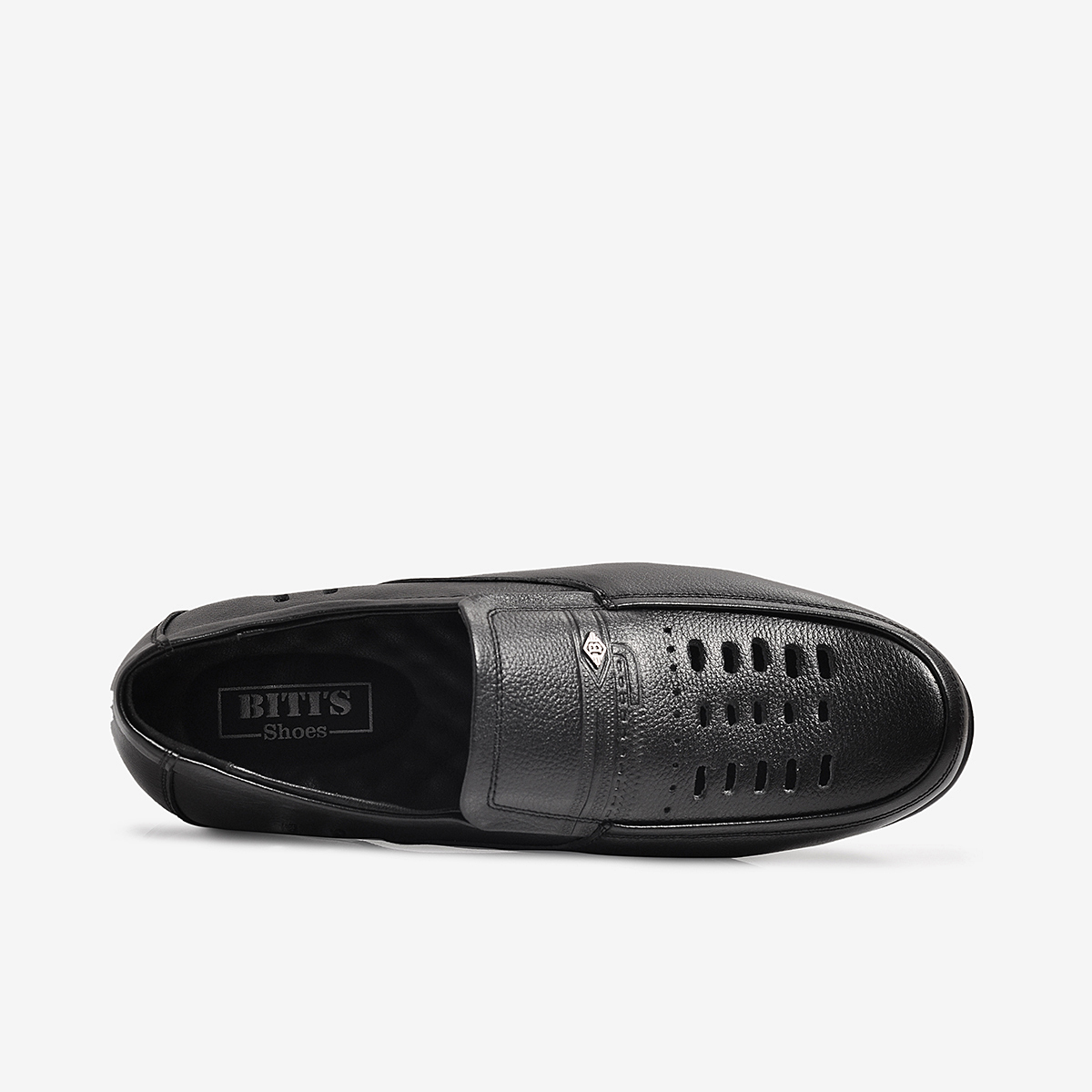 Giày Mocasin Nam Biti's BMM001377DEN (Đen)