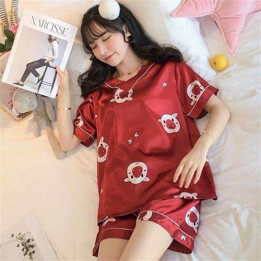 Bộ lụa, pijama mặc nhà mùa hè cho nữ 2022