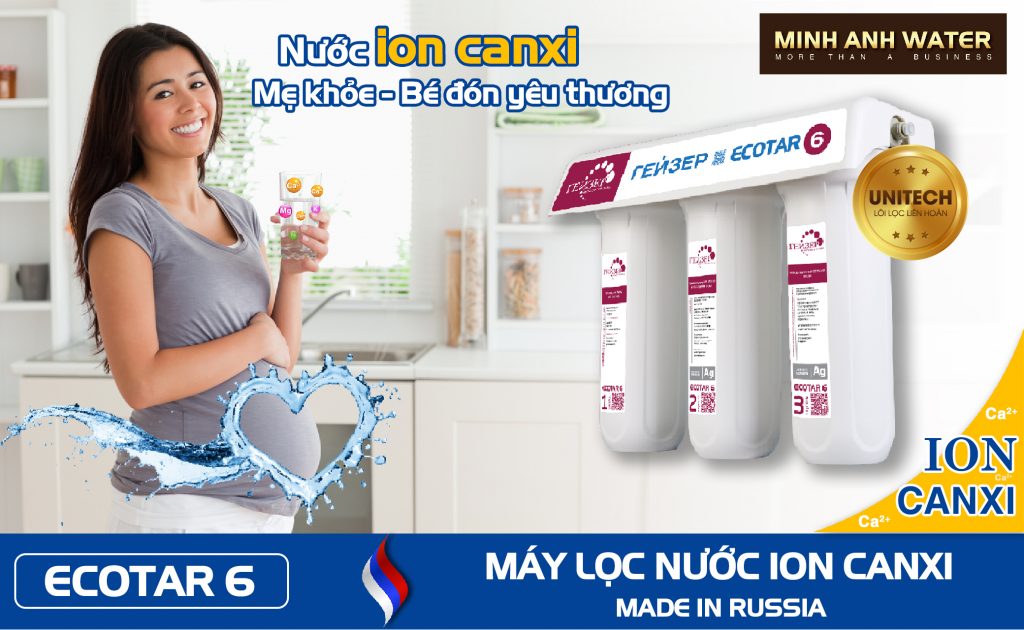 Máy lọc nước ion Geyser ECOTAR 6 - Hàng chính hãng