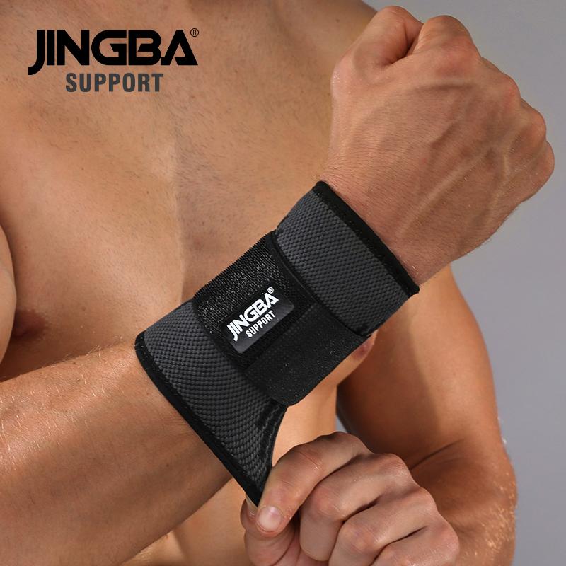 1 Dây đeo cổ tay đàn hồi thoáng khí Hỗ trợ Nẹp hỗ trợ thể thao an toàn 7110 Color: Black Size: XL