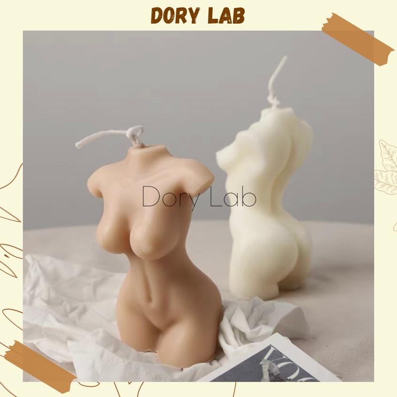 Nến Thơm Decor Body Cô Gái Handmade Không Khói, Phụ Kiện Chụp Ảnh - Dory Lab
