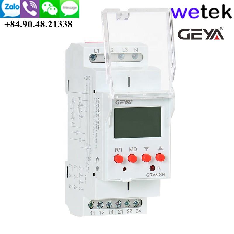 Geya GRV8 rơ le điện áp 3 pha dạng module rẻ nhất