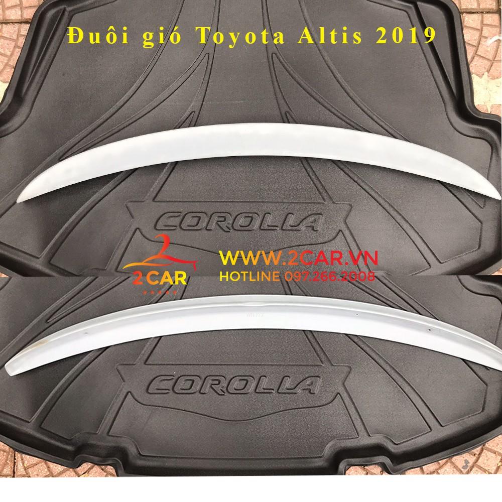 Đuôi gió liền cốp xe Toyota Altis 2014 - 2021 hàng mộc chưa sơn