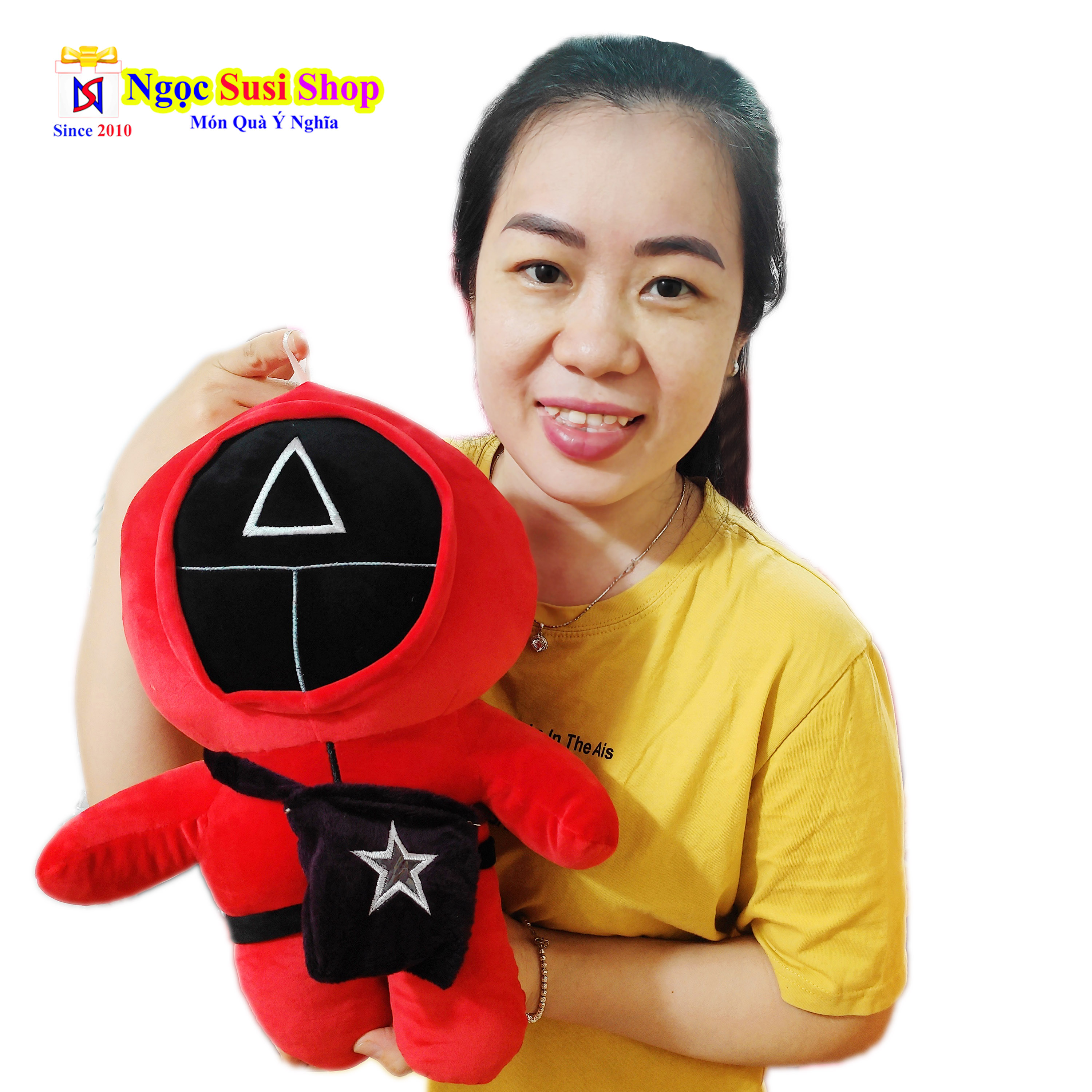 GẤU BÔNG SQUID GAME TRỎ CHƠI CON MỰC SIÊU TO [HÀNG CHUẨN]