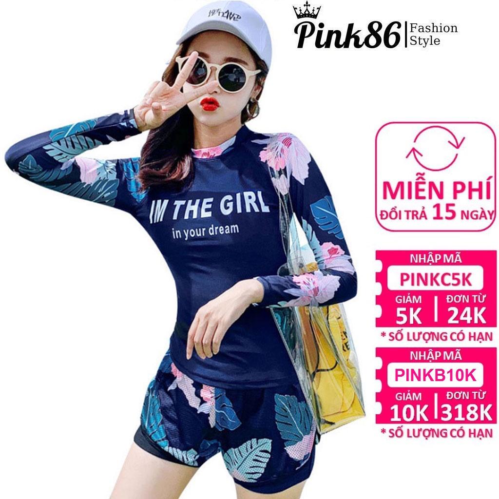 Đồ bơi nữ, đồ tắm biển dài tay quần short năng động BK-346i