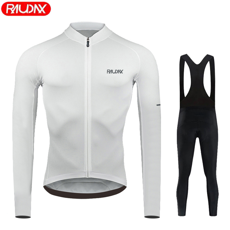 2023 Raudax Nam Dài Tay Mùa Hè Bộ Quần Áo Đạp Xe Jersey Thoáng Khí MTB Maillot Ropa Ciclismo Mùa Xuân Và Mùa Thu Đi Xe Đạp Quần Áo Color: 8 Size: XS