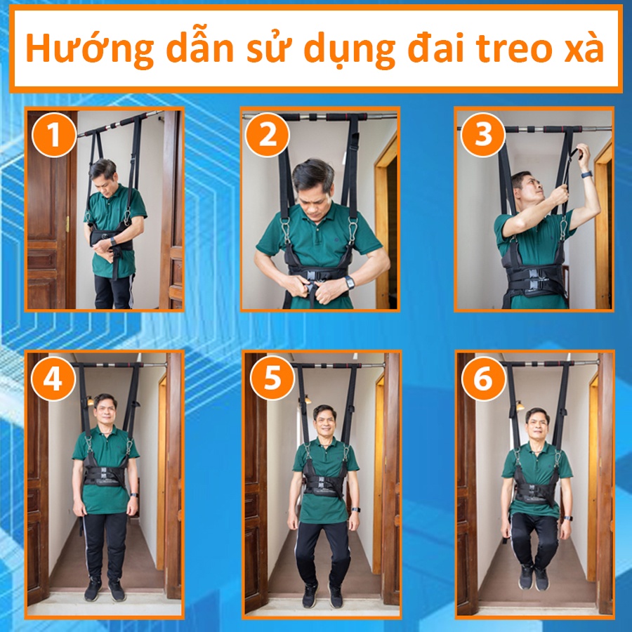 Đai Treo Xà Kéo Giãn Cột Sống An Cốt Nam Cho Người Thoái Hóa, Thoát Vị