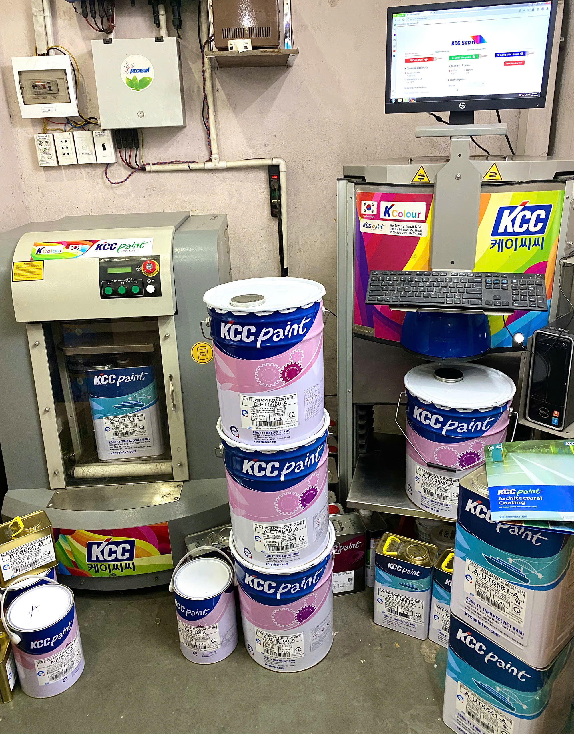 Sơn Alkyd KCC LT313 Base  A màu Trắng 1000_18L