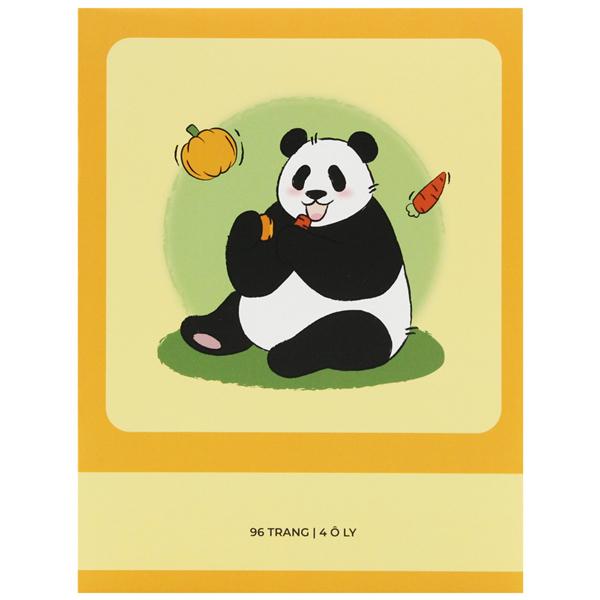 Tập Học Sinh Fluffy Panda - Miền Nam - 4 Ô Ly - 96 Trang 80gsm - The Sun 03