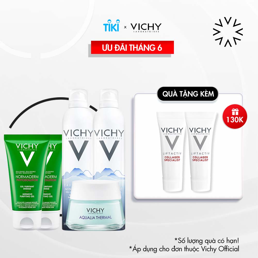 Bộ xịt khoáng dưỡng da Vichy Mineralizing Thermal Water