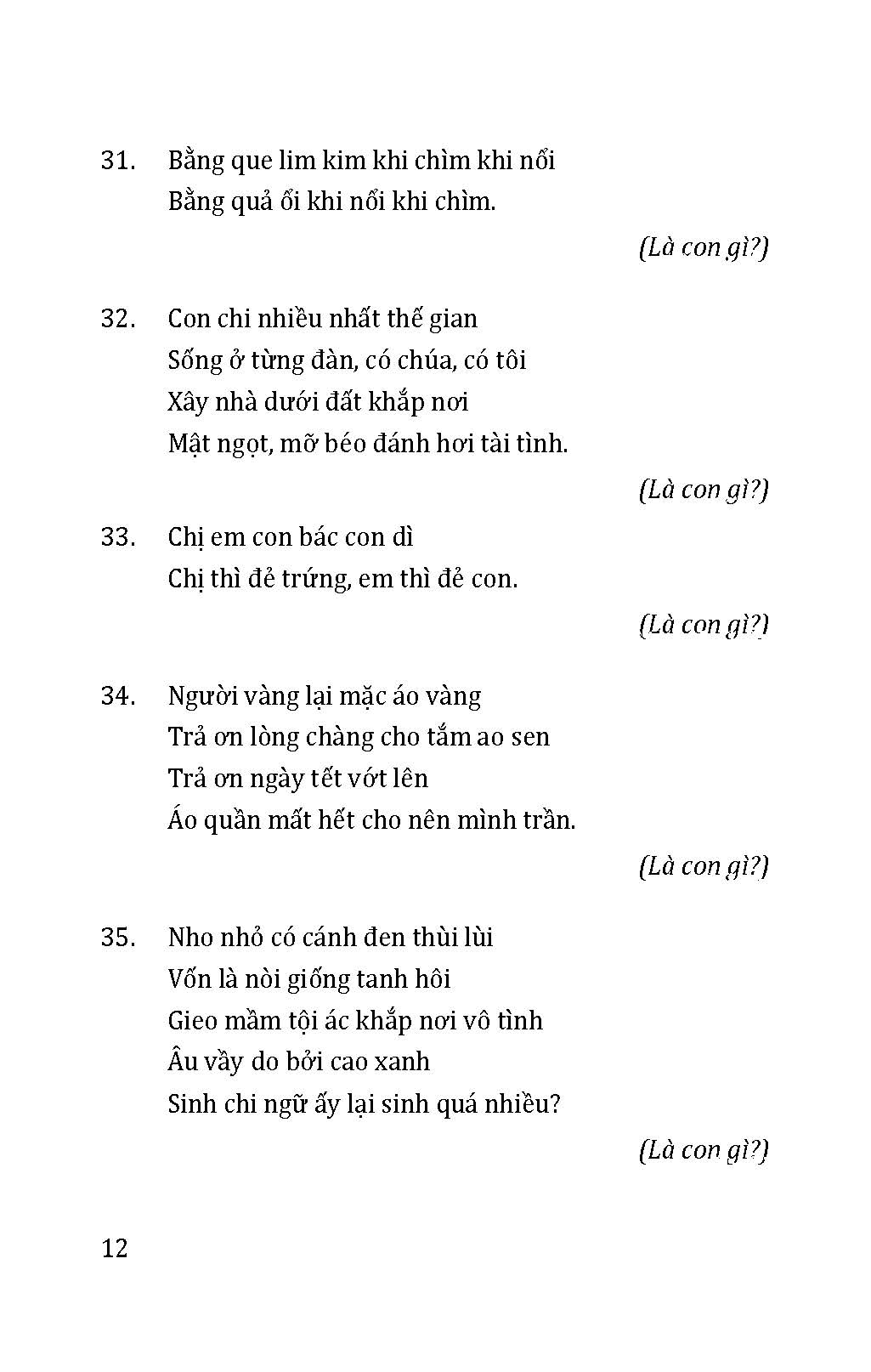 Câu Đố Thông Minh Dí Dỏm