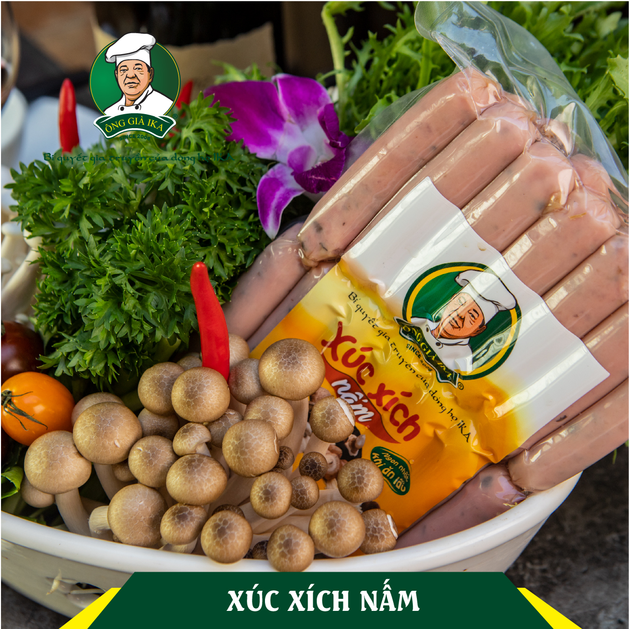 Xúc xích Nấm 400g