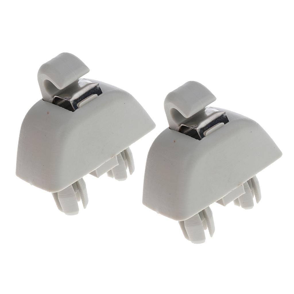 2 Pieces Inner Sun Visor Hook Clips For Audi A6 C6 VW for Passat Polo
