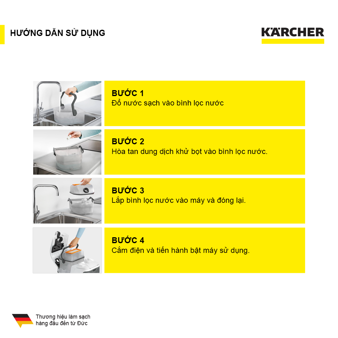 Máy Hút Bụi Với Bộ Lọc Nước Karcher DS 6 - Hàng chính hãng