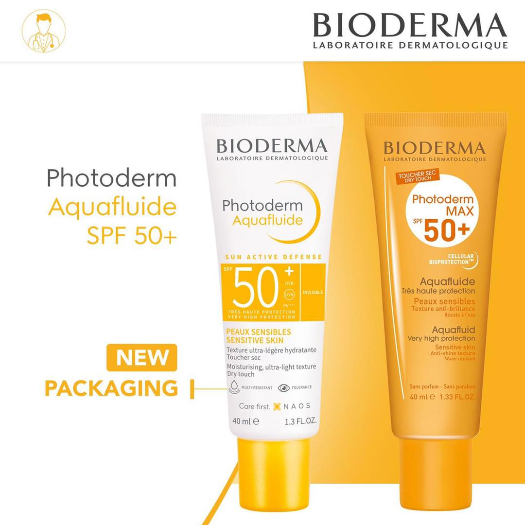 Kem chống nắng Bioderma Photoderm Aquafluide SPF50+ TẶNG mặt nạ Sexylook