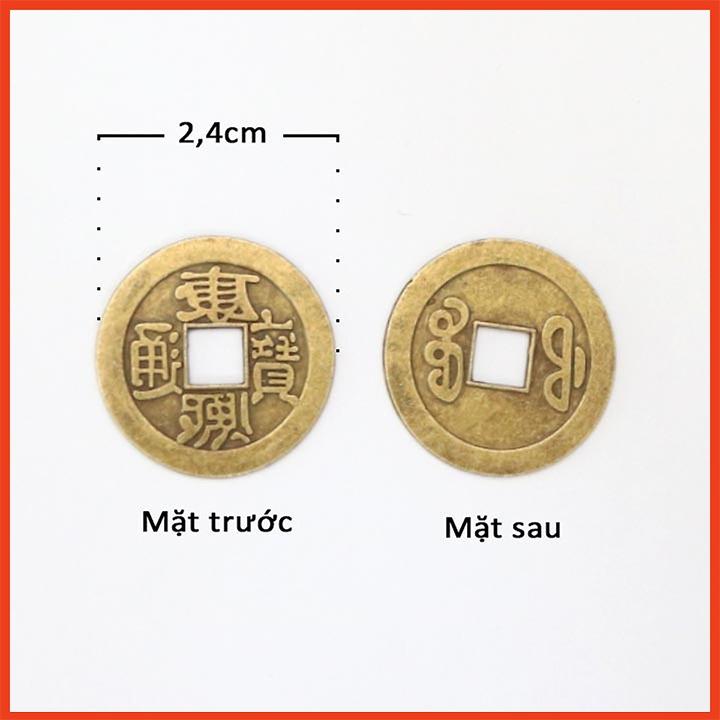 Combo 250 đồng xu ngũ đế phong thuỷ