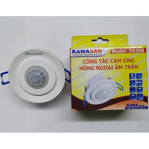 CÔNG TẮC CẢM ỨNG HỒNG NGOẠI ÂM TRẦN KAWASAN - SS30B ( HÀNG CHÍNH HÃNG )