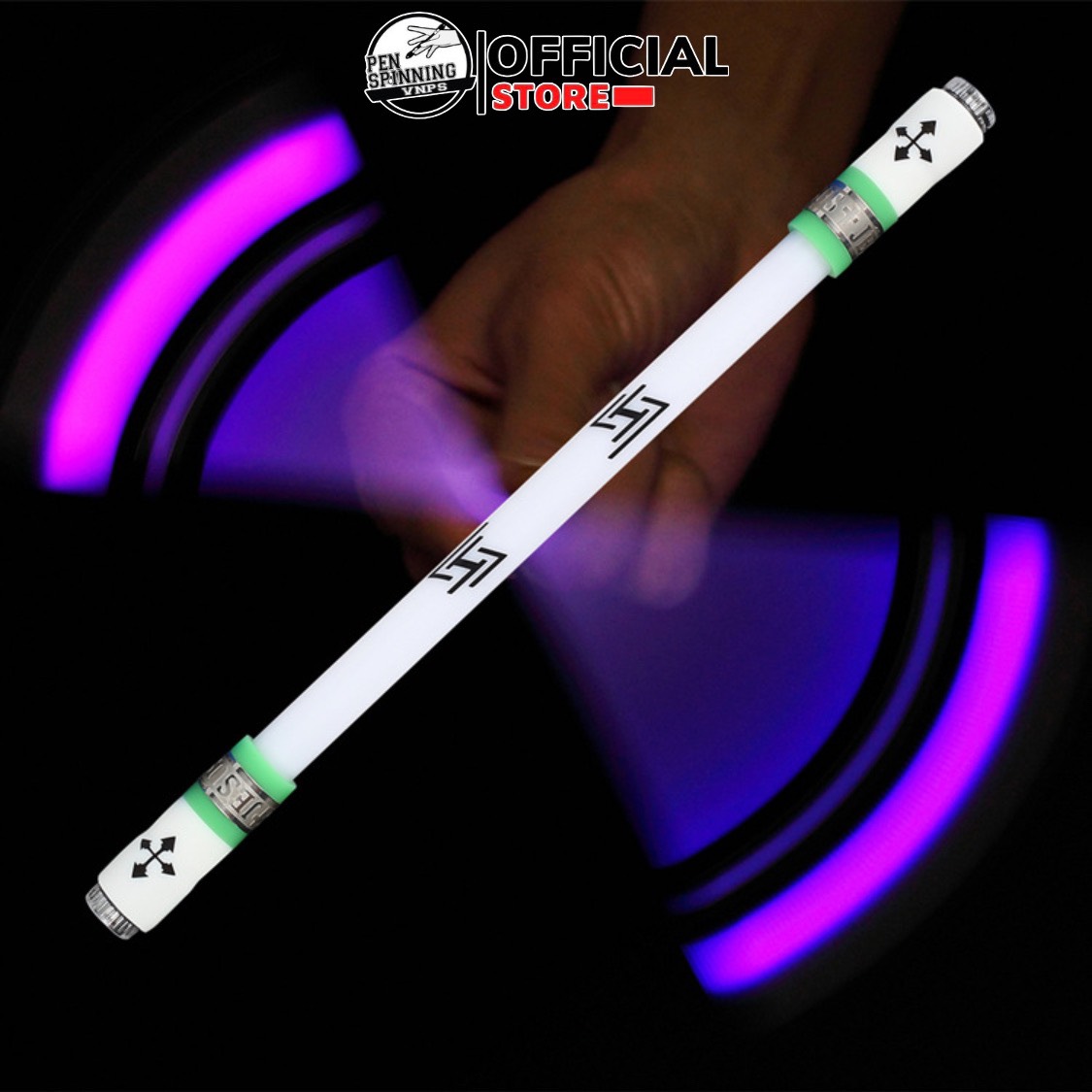 Bút quay có đèn flash chuyển màu đặc biệt trò chơi giải trí nghệ thuật pinning pen cân bằng chống trượt