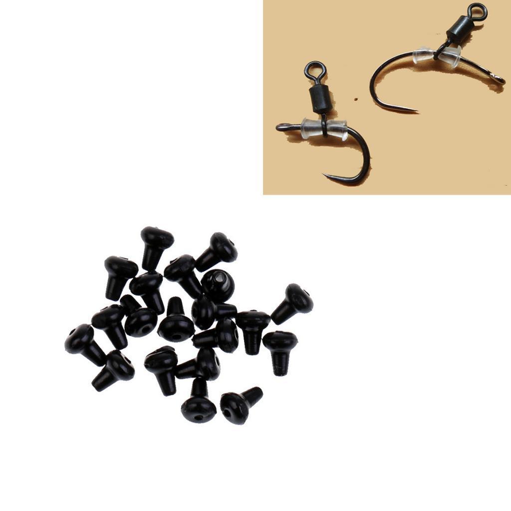 Fishing Hook Stopper Bait Stop Beads Hair Rig Stops Holder Bait Stopper