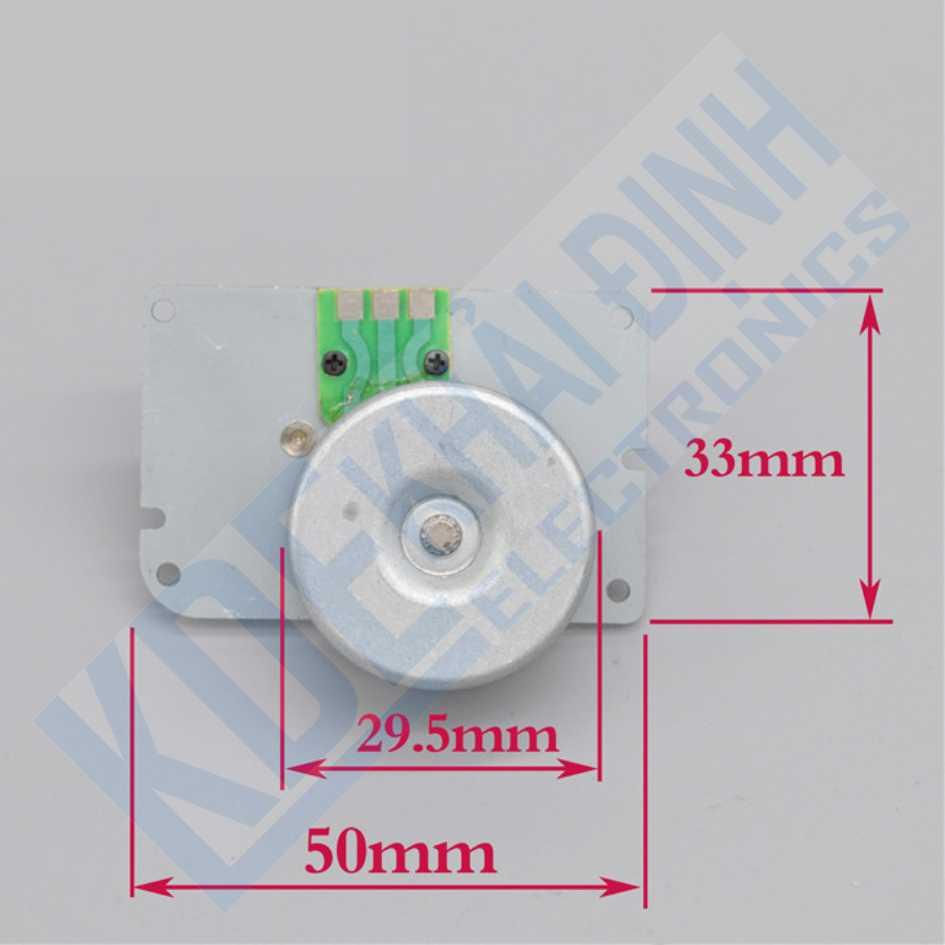 Động cơ brushless thí nghiệm 12v, 0.5A, BÁNH RĂNG SẮT kde2520