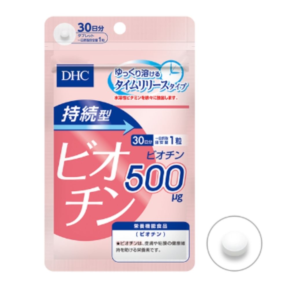 Viên Uống DHC Biotin Ngăn Rụng Tóc Sustained Release Biotin 30 Ngày