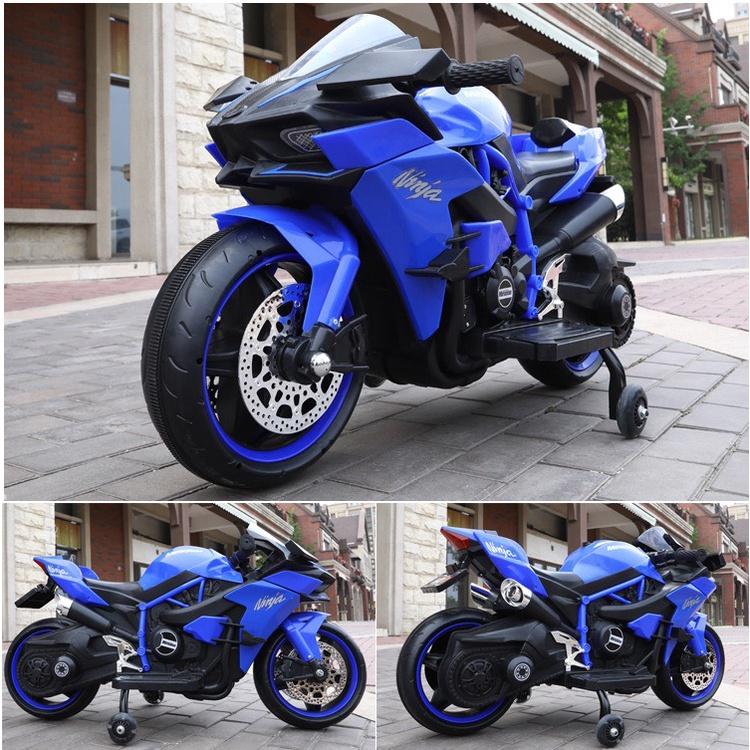 Xe máy điện mô tô điện NINJA H2R tay ga, chân phanh, bánh cao su, bánh có đèn (Đỏ-Hồng-Xanh-Đen-Trắng)