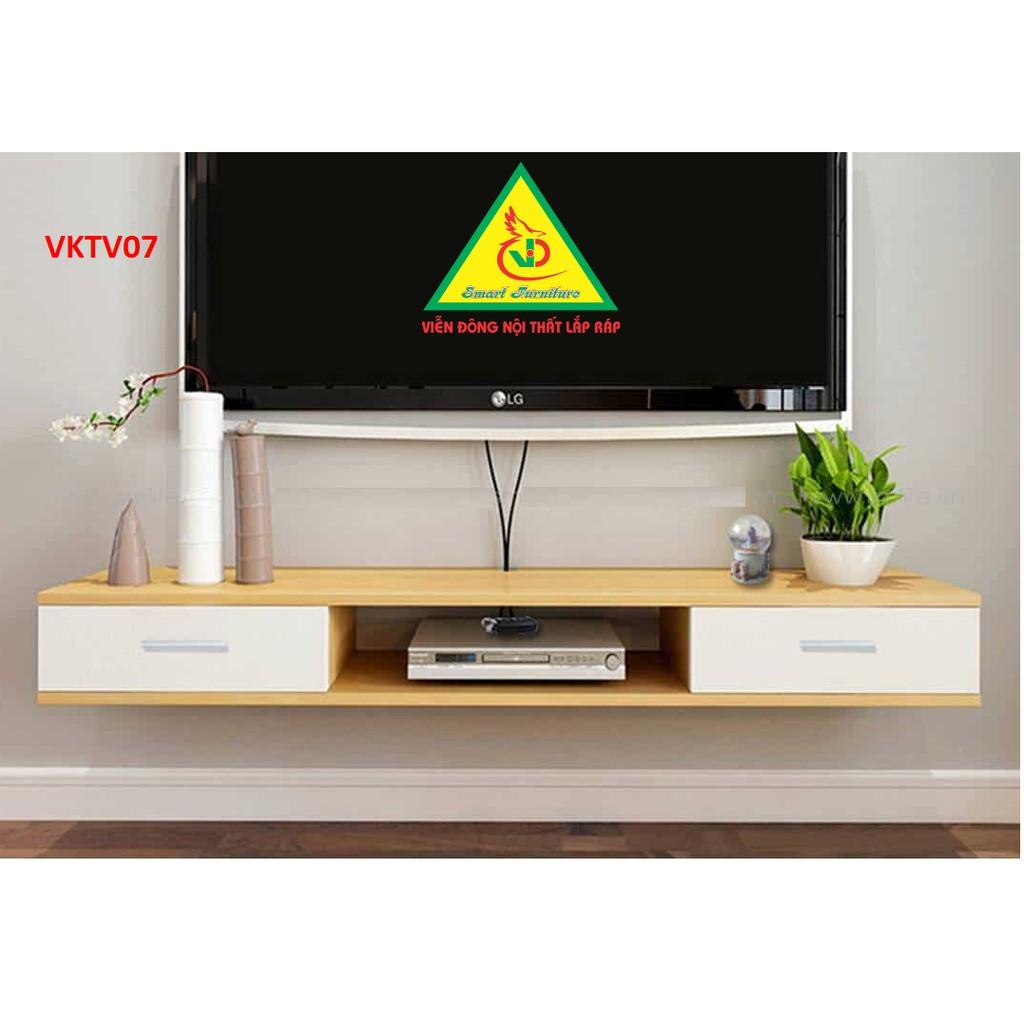 Kệ ti vi treo tường 2 ngăn kéo - Nội thất lắp ráp