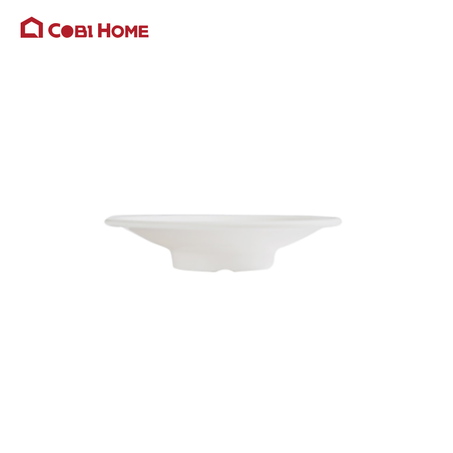 đĩa tròn có đáy sâu bằng nhựa melamine tạo kiểu sang trọng ( 2 size )