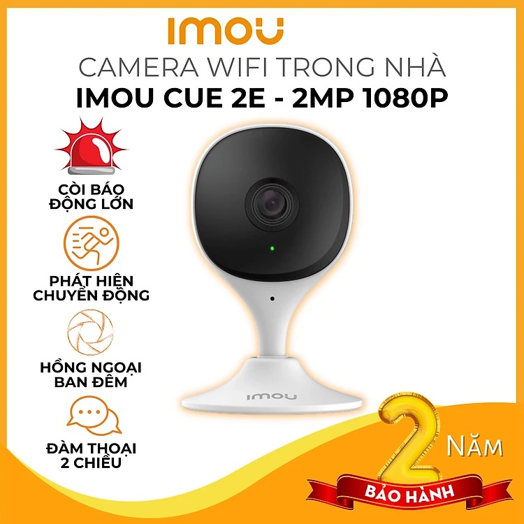 Camera wifi imou Cue 2 - Cue 2E Full HD 1080P, ĐÀM THOẠI 2 CHIỀU - Hàng Chính Hãng