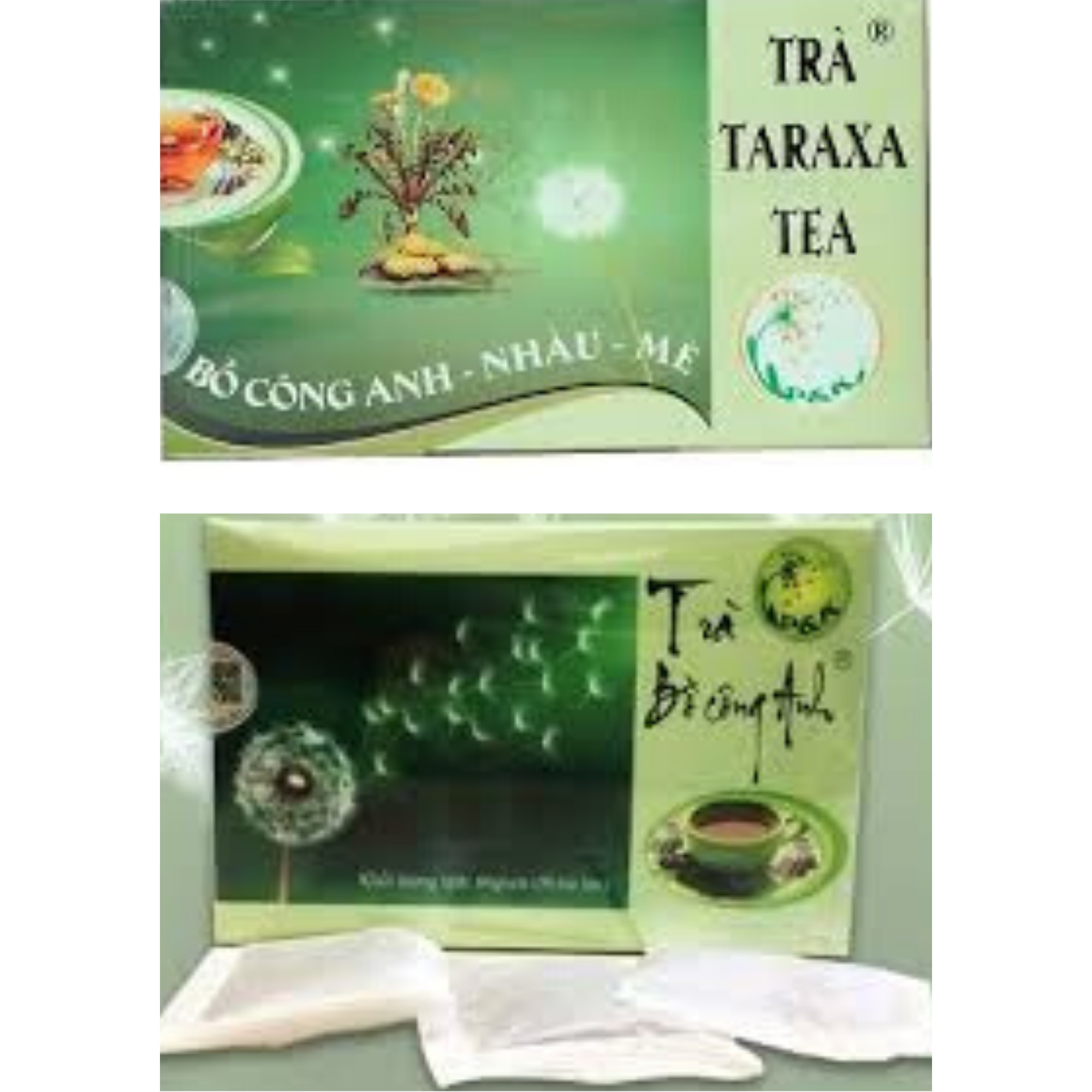 Combo Trà Bồ công anh và Taxara nhàu mè (02 Hộp lớn)