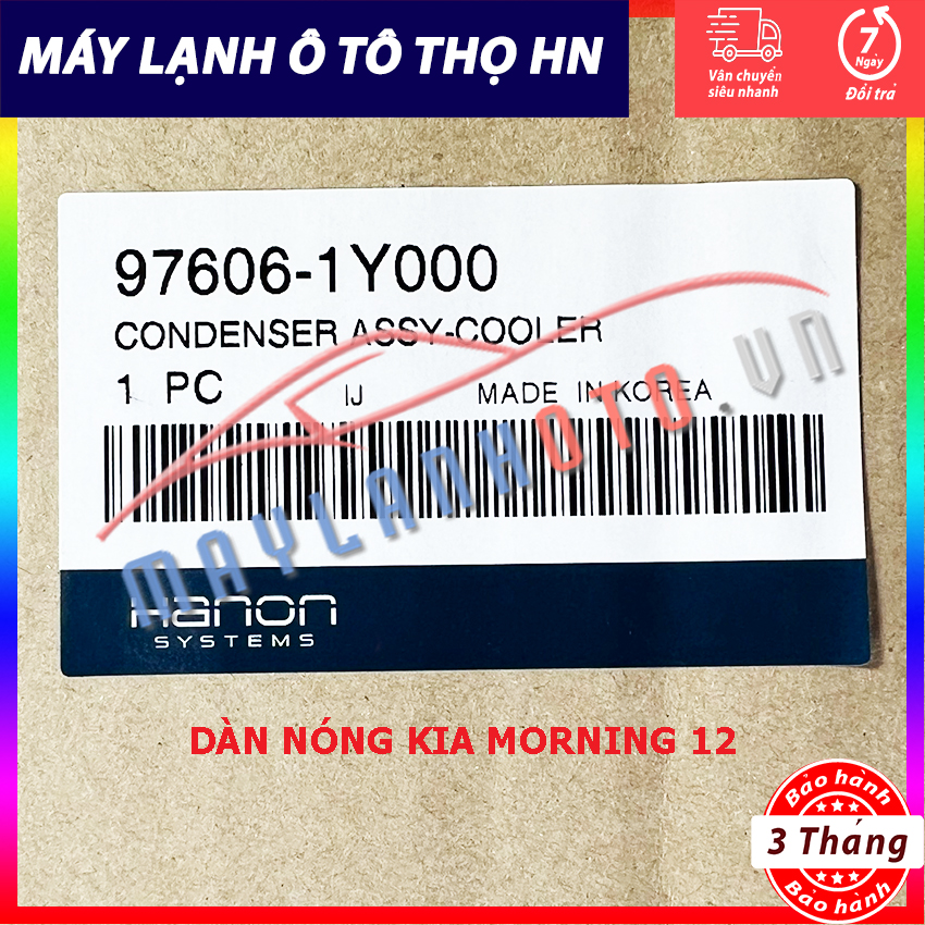 Dàn nóng Kia Morning 2012 Hàng xịn Hàn Quốc