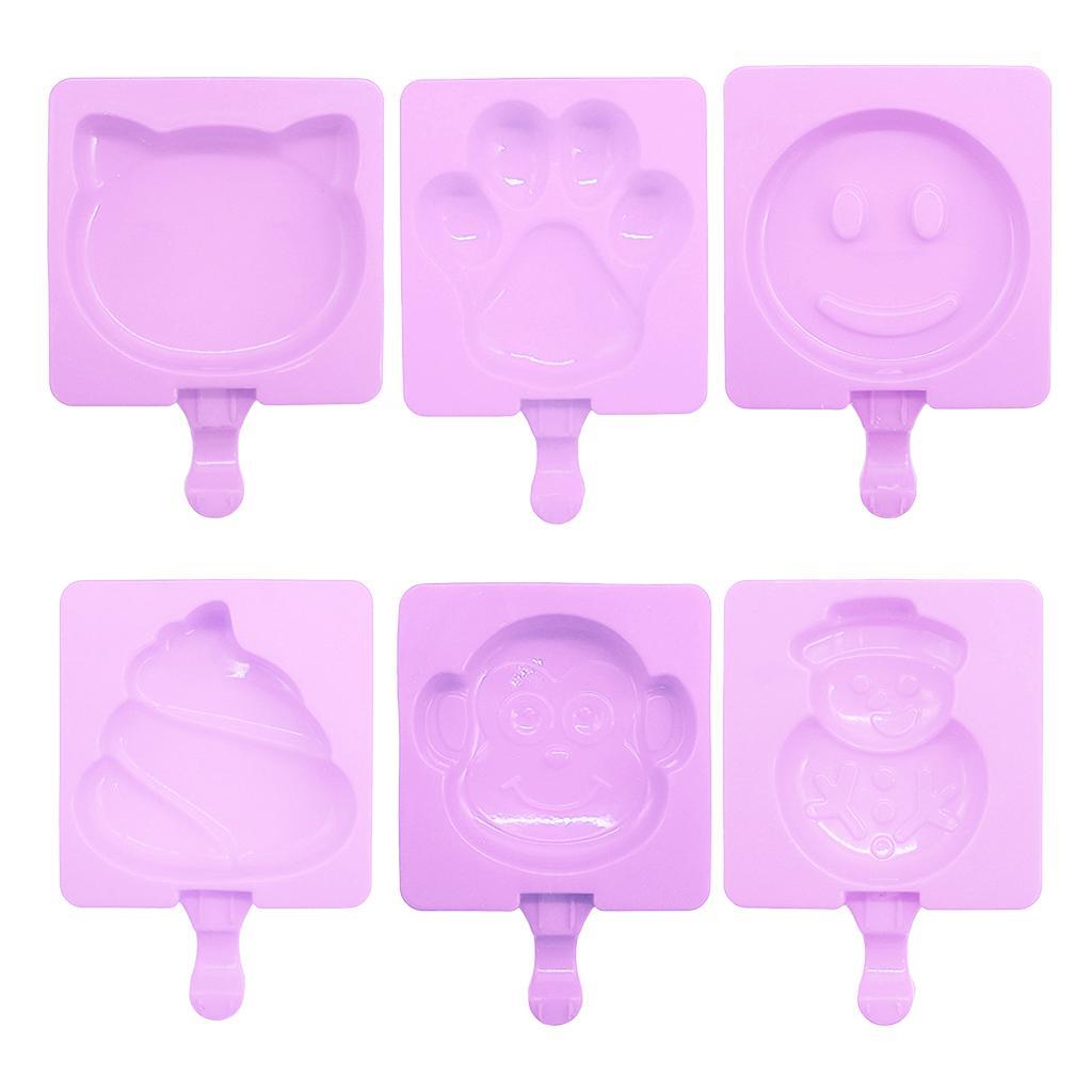 Silicone Ice Cream Popsicle Mold Ice Pop Maker Dessert Treats DIY