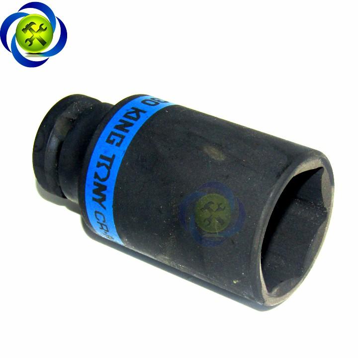 Tuýp đen dài 30mm Kingtony 443530 loại 1/2 6 cạnh dài 80mm