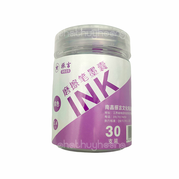 Hủ 30 ống mực xóa được dành cho bút máy xóa được