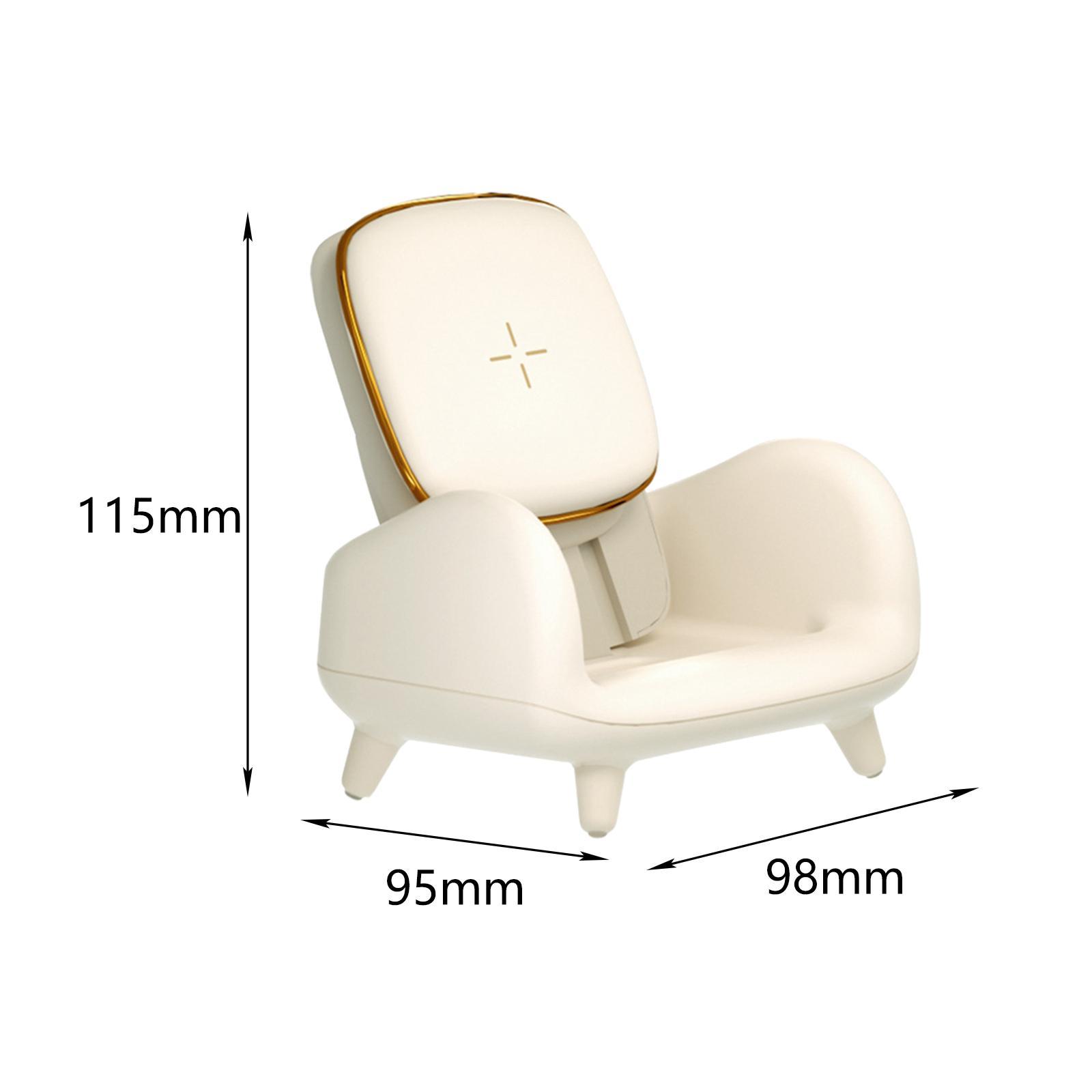 10W Wireless Charger Pad Night Lamp Light wood color