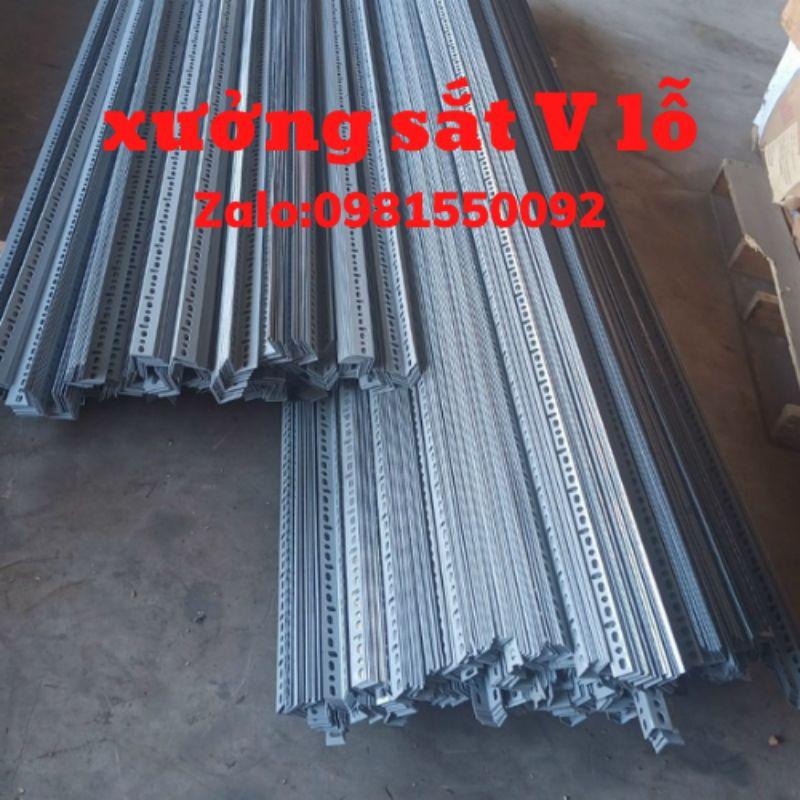 Kệ sắt V lỗ bậc thang 3 bậc V3x3cm Nhuều kích thước lựa chọn