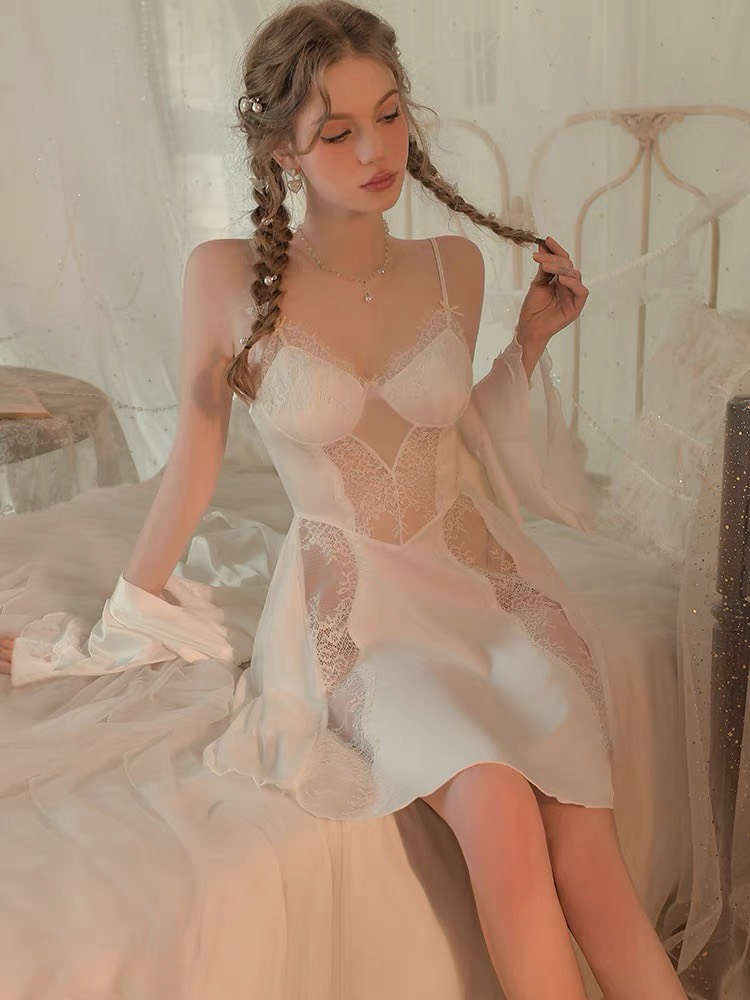 Váy Ngủ Nữ Tính Ren Gợi Cảm (Không Kèm Áo Choàng) - B.Lingerie