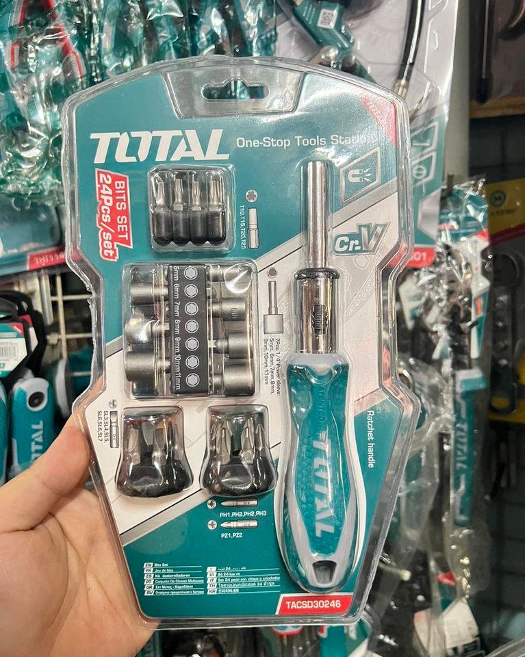 BỘ 24 TUA VÍT TOTAL TACSD30246 - HÀNG CHÍNH HÃNG
