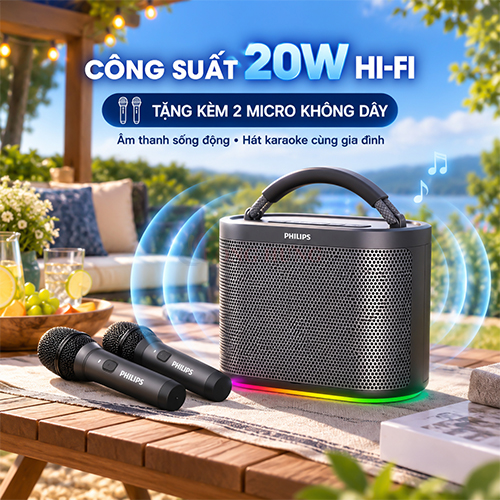 Loa Bluetooth Philips TAS4200DM/70 - Hàng chính hãng