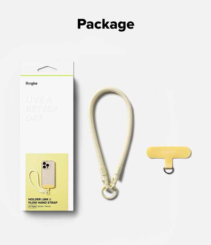 Dây đeo RINGKE Holder Link Flow Hand Strap U-Type - Hàng Chính Hãng