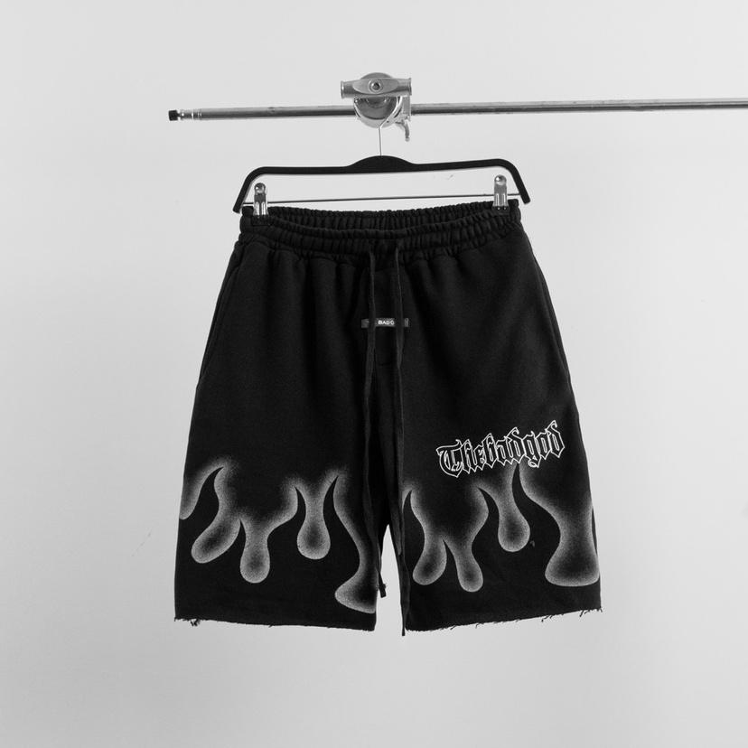 Quần shorts The Bad God Black Fire